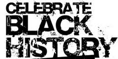 black text on white background: Celebrate Black History