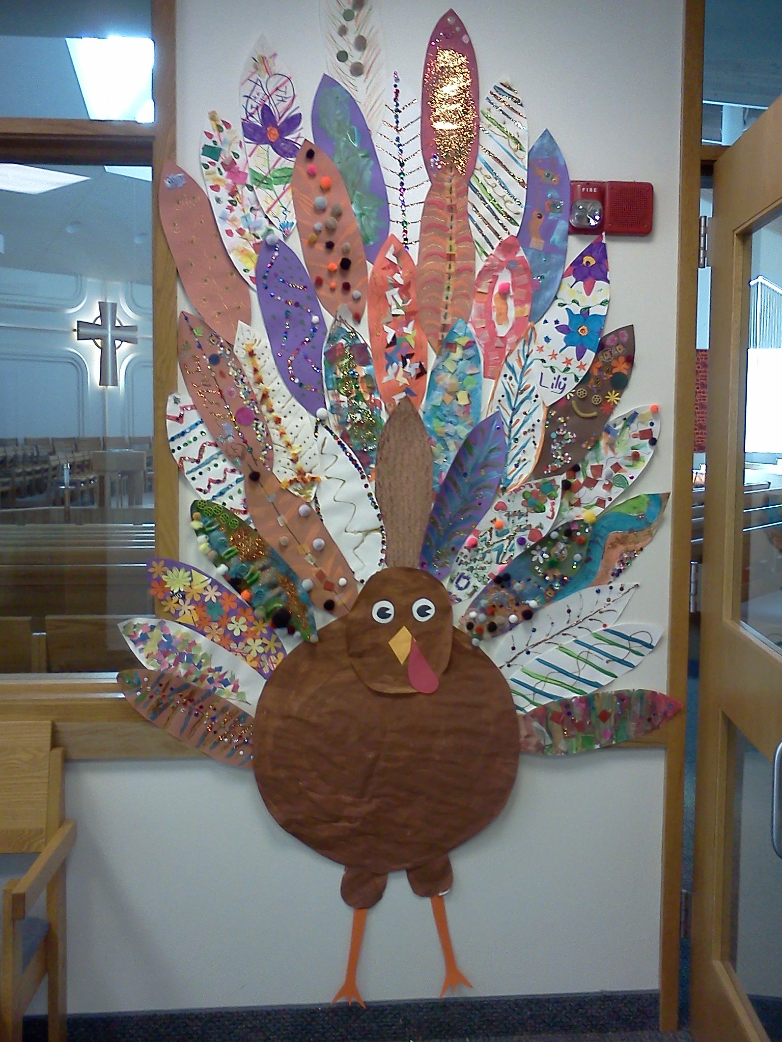 Oak Grove's turkey display
