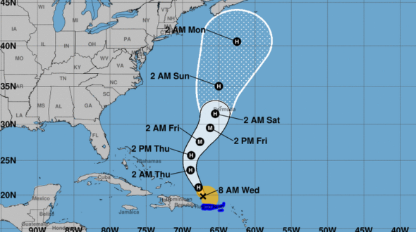 Tropical Storm Ernesto carousel slide